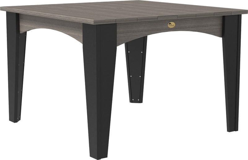Island Dining Table 44 Square Coastal Gray