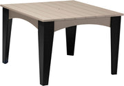 Island Dining Table 44 Square Weatherwood