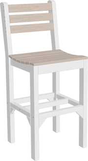 Island Side Chair Bar Height Birch White