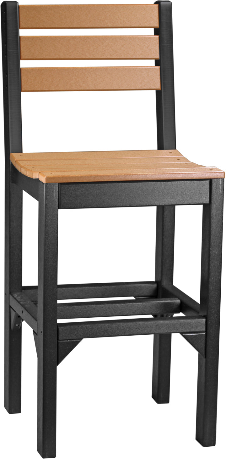 Island Side Chair Bar Height Cedar Black