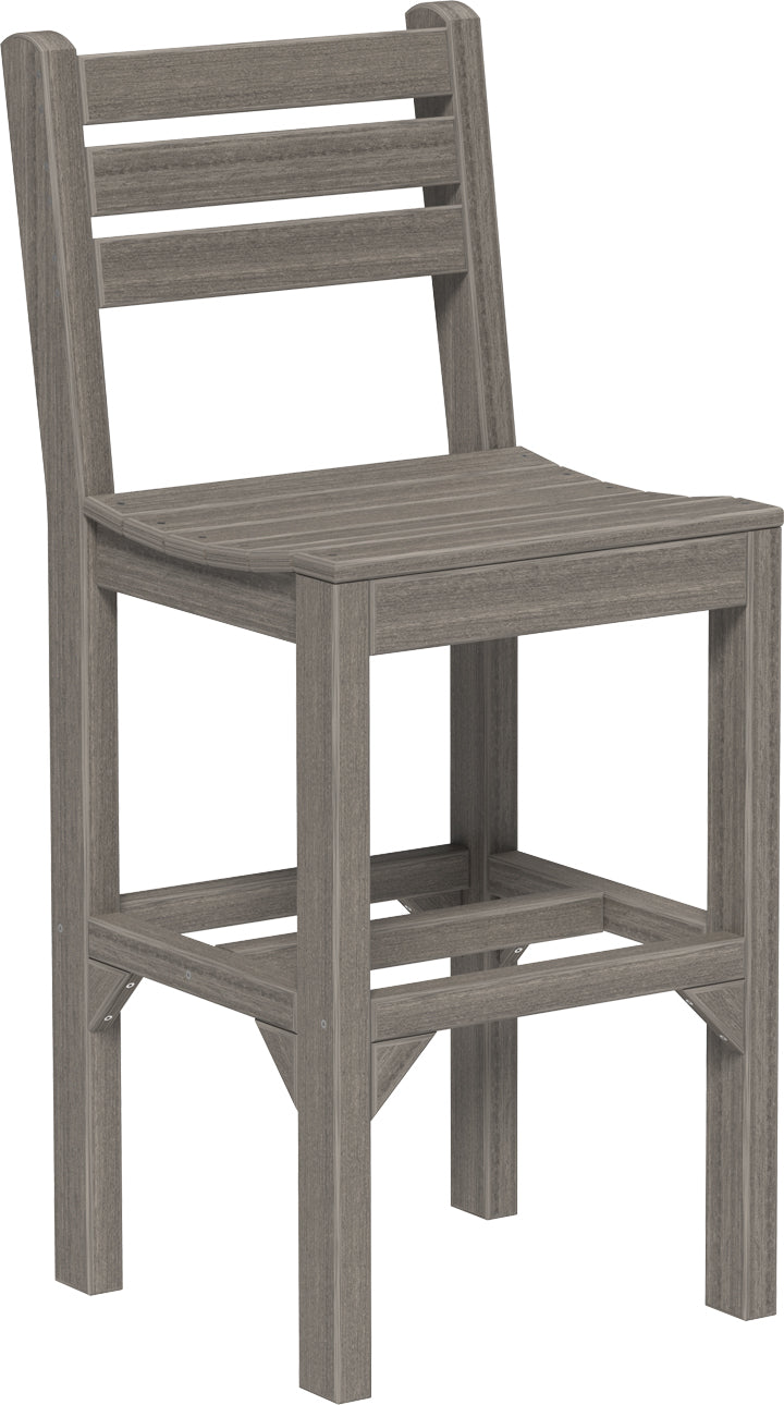 Island Side Chair Bar Height Coastal Gray