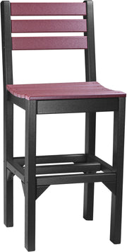 Island Side Chair Bar Height Cherrywood Black