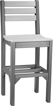 Island Side Chair Bar Height Dove Gray Slate