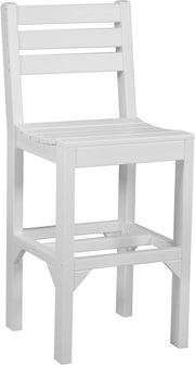 Island Side Chair Bar Height White