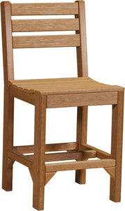 Island Side Chair Counter Height Antique Mahogany
