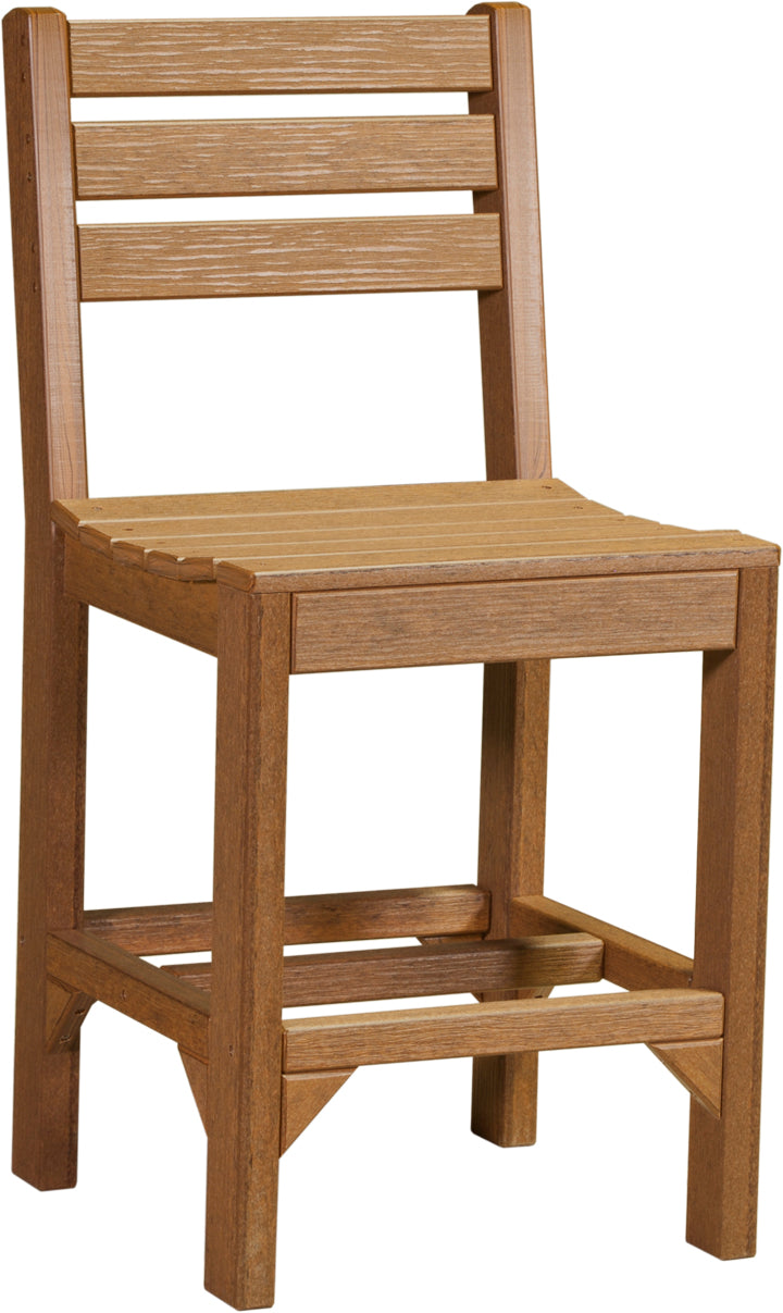 Island Side Chair Counter Height Antique Mahogany