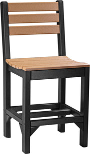 Island Side Chair Counter Height Cedar Black