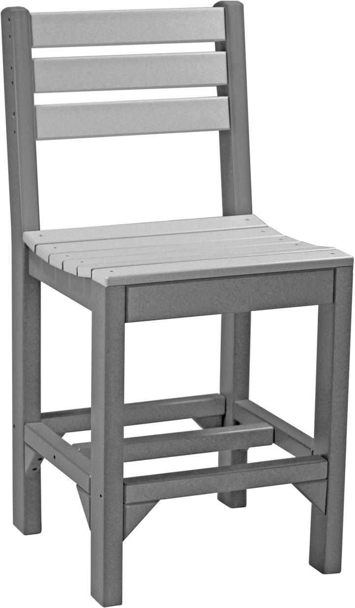 Island Side Chair Counter Height Dove Gray Slate