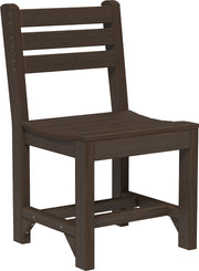 Island Side Chair Dining Height Brazilian Walnut