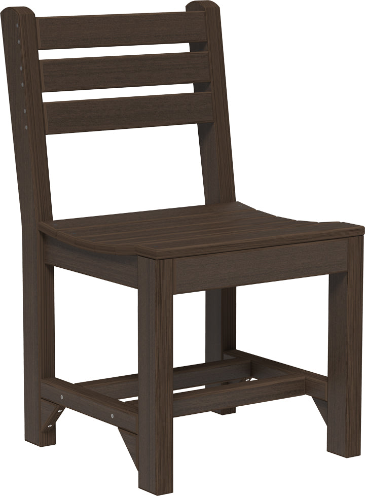 Island Side Chair Dining Height Brazilian Walnut