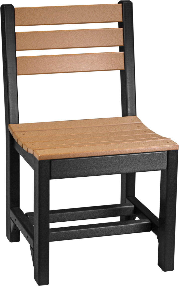 Island Side Chair Dining Height Cedar Black