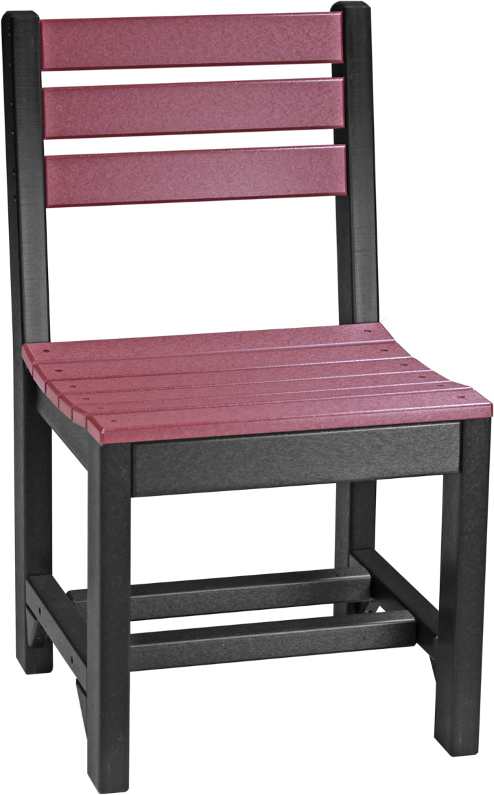 Island Side Chair Dining Height Cherrywood Black