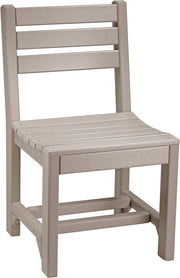 Island Side Chair Dining Height Weatherwood