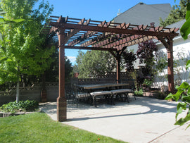 Best Redwood Pacific Redwood Double Beam Premium Pergola – Create the Perfect Outdoor Retreat