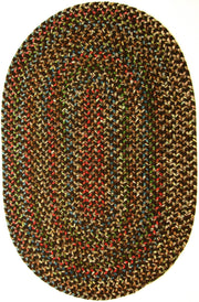 Katie Brown braided indoor rug by Rhody Rug — oval