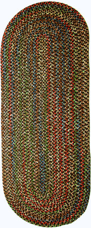 Katie Brown braided indoor rug by Rhody Rug — oval runner
