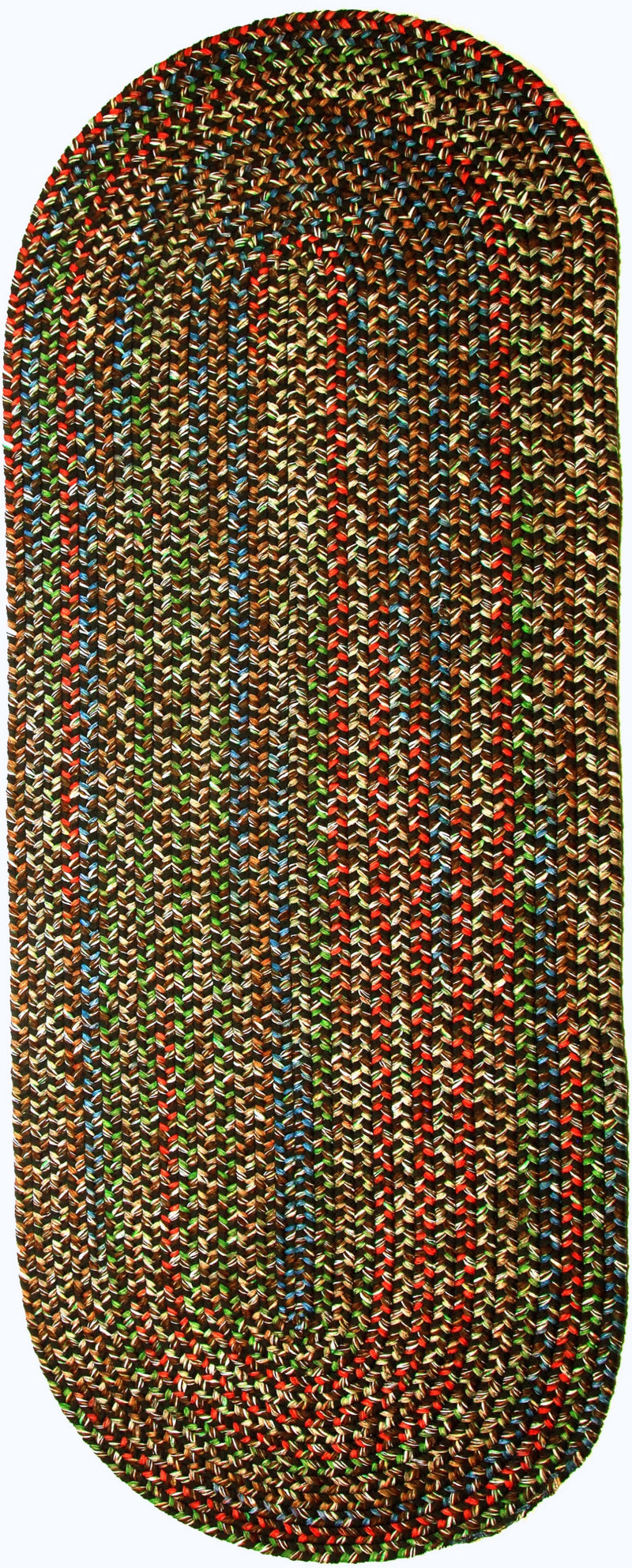 Katie Brown braided indoor rug by Rhody Rug — oval runner