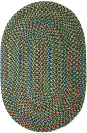 Katie Sage braided indoor rug by Rhody Rug — oval