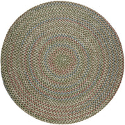 Katie Sage braided indoor rug by Rhody Rug — round