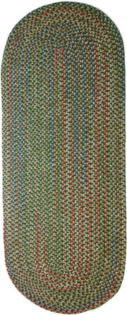 Katie Sage braided indoor rug by Rhody Rug — oval runner
