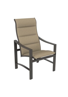 Kenzo Padded Sling High Back Dining Chair