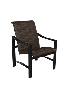 Kenzo Padded Sling High Back Dining Chair