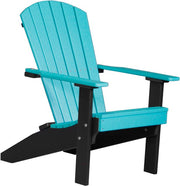 Lakeside Adirondack Chair Aruba Blue Black