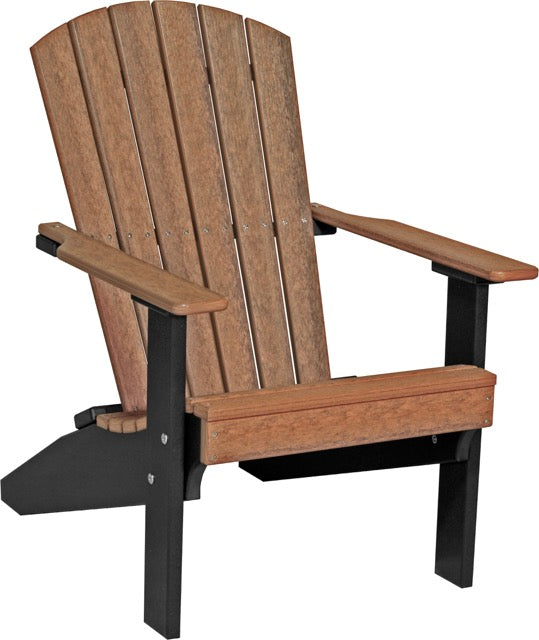 Lakeside Adirondack Chair Antique Mahogany Black