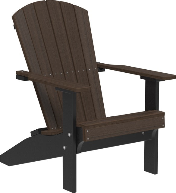 Lakeside Adirondack Chair Brazilian Walnut Black