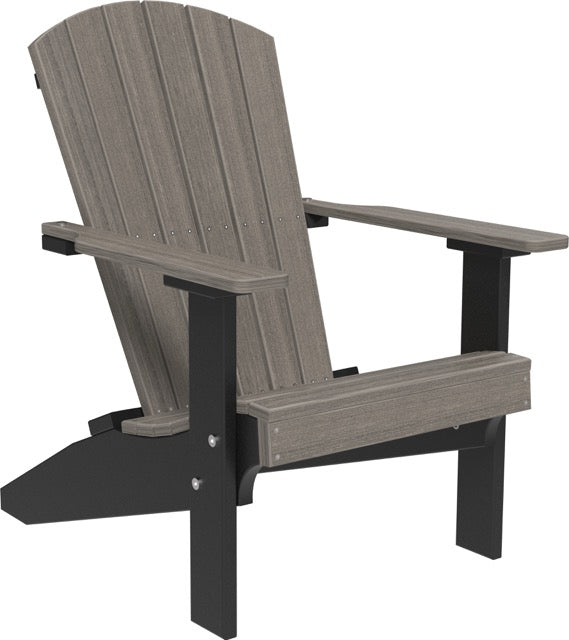 Lakeside Adirondack Chair Coastal Gray Black