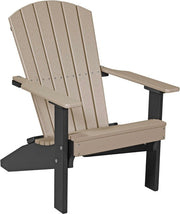 Lakeside Adirondack Chair Weatherwood Black