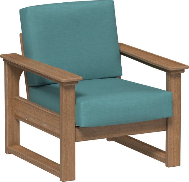 Lanai Deep Seating Chair Antique Mahogany-Cast Breeze