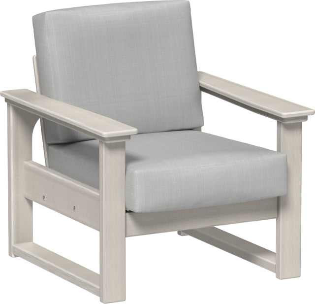 Lanai Deep Seating Chair Birch-Spectrum Dove
