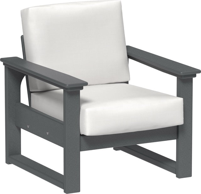 Lanai Deep Seating Chair Slate-Canvas