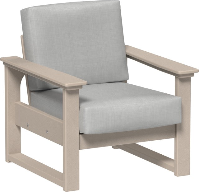 Lanai Deep Seating Chair Weatherwood-Spectrum Dove