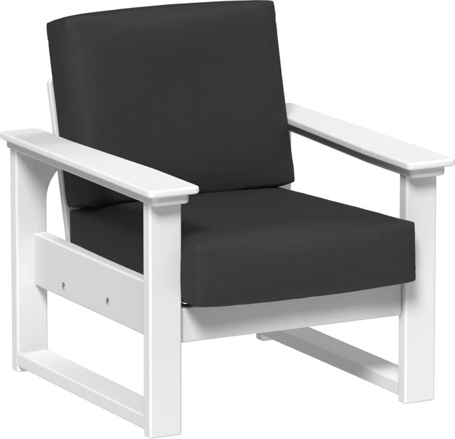 Lanai Deep Seating Chair White-Spectrum Carbon