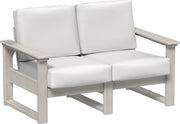 Lanai Deep Seating Loveseat Birch-Canvas