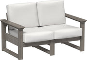 Lanai Deep Seating Loveseat Coastal Gray-Canvas