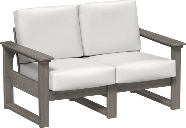 Lanai Deep Seating Loveseat Coastal Gray-Canvas