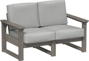 Lanai Deep Seating Loveseat Coastal Gray-Spectrum Dove