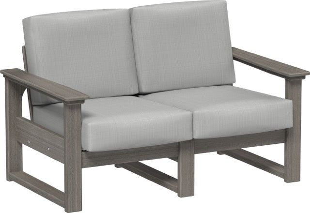 Lanai Deep Seating Loveseat Coastal Gray-Spectrum Dove