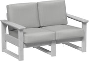 Lanai Deep Seating Loveseat Dove Gray-Spectrum Dove