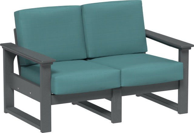 Lanai Deep Seating Loveseat Slate-Cast Breeze
