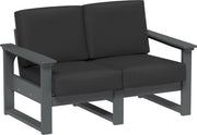 Lanai Deep Seating Loveseat Slate-Spectrum Carbon
