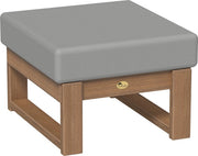 Lanai Deep Seating Ottoman Antique Mahogany-Spectrum Dove