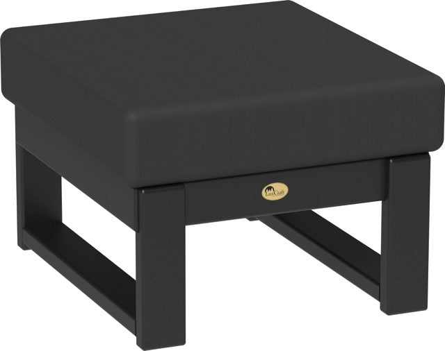 Lanai Deep Seating Ottoman Black-Spectrum Carbon