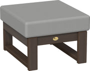Lanai Deep Seating Ottoman Brazilian Walnut-Spectrum Dove