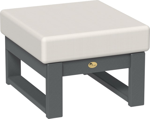 Lanai Deep Seating Ottoman Slate-Canvas