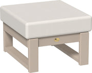 Lanai Deep Seating Ottoman Weatherwood-Canvas