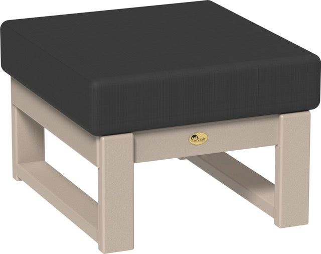 Lanai Deep Seating Ottoman Weatherwood-Spectrum Carbon